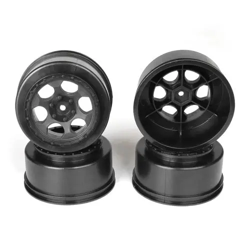 De Racing Der-Ts4-Awb Trinidad Short Course Wheels W/3Mm Offset (Black) (4) (Sc5m) 1