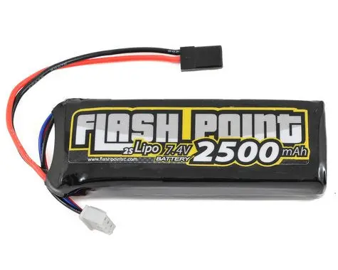 Flash Point Lipo 2500 Rx- Pack Flat Receiver Pack 7.4V 1