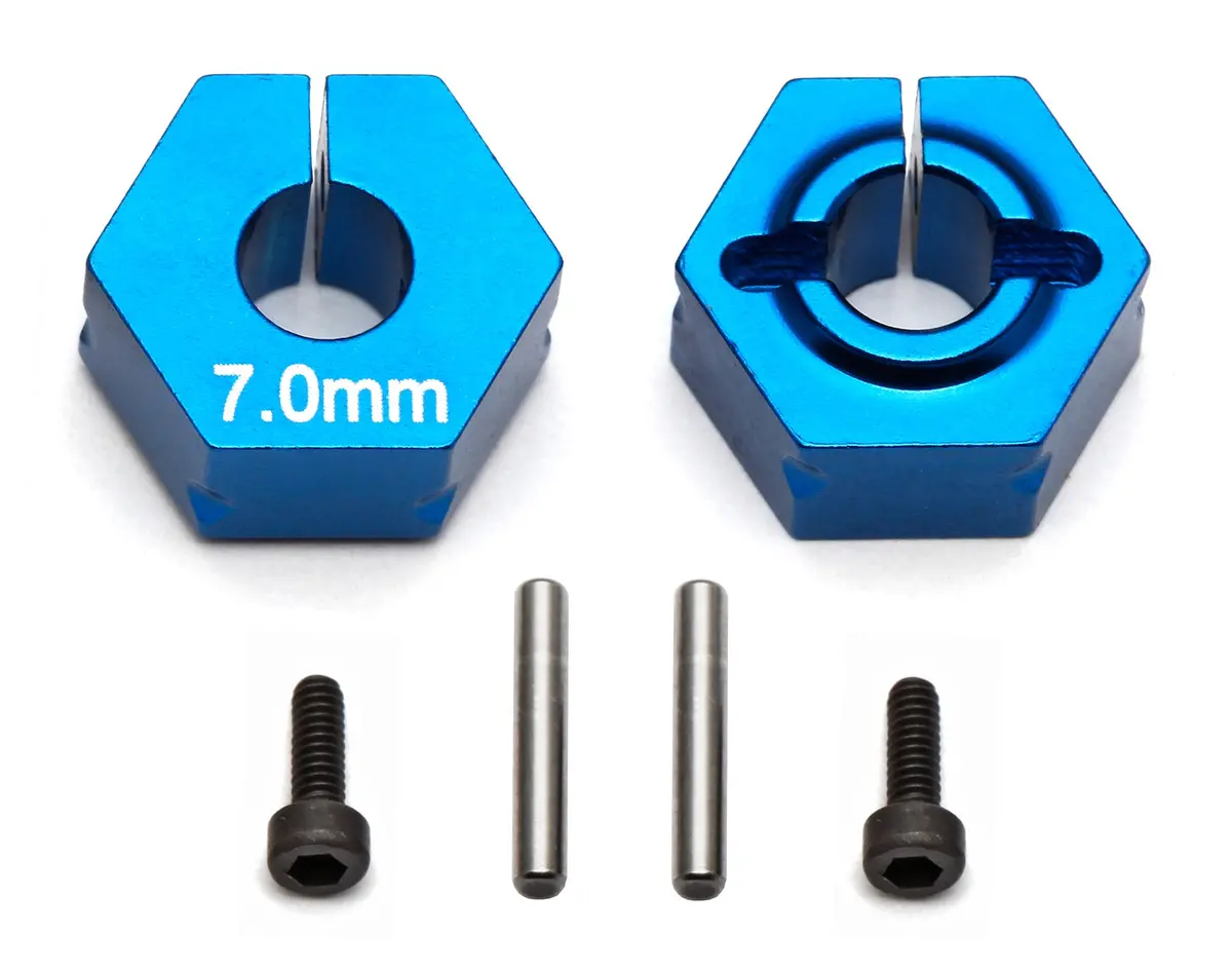 Team Associated 91610 Ft Clamping Wheel Hexes, 7.0Mm 1