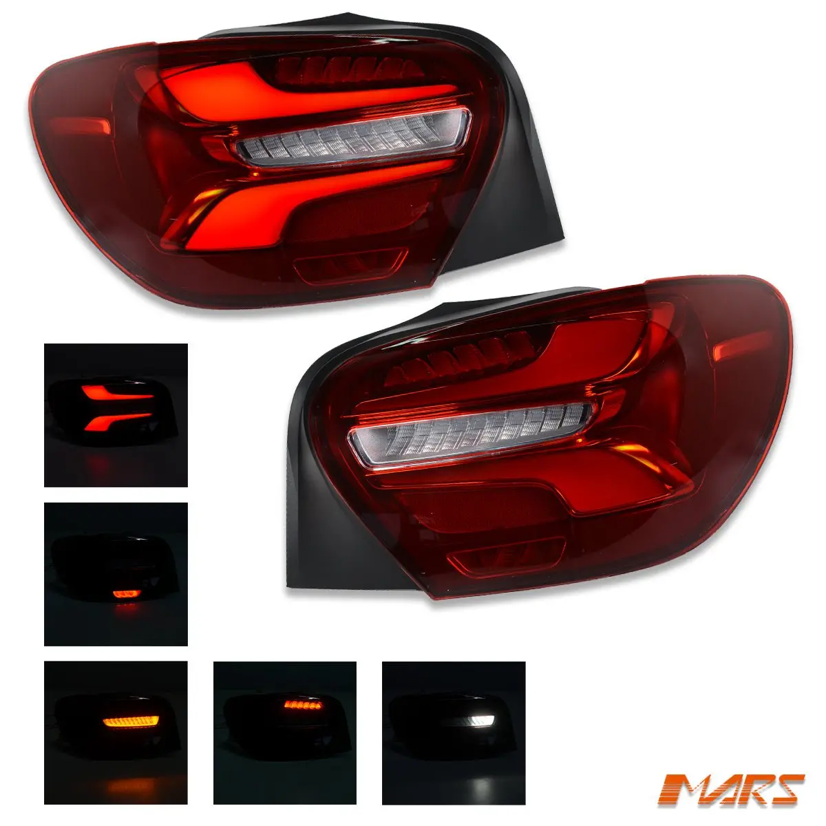 Amg A45 Update Style Full Led Tail Lights For Mercedes-Benz W176 A-Class (2012-2018) 1
