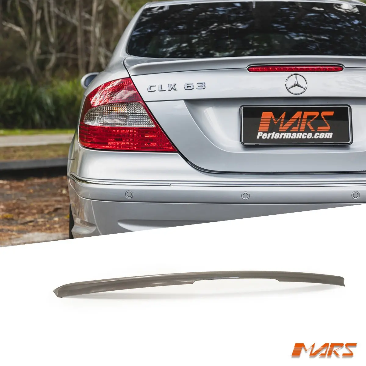 Amg Clk63 Style Rear Abs Trunk Lip Spoiler Bodykit For Mercedes-Benz Clk W209 C209 Coupe 2002-2009 1