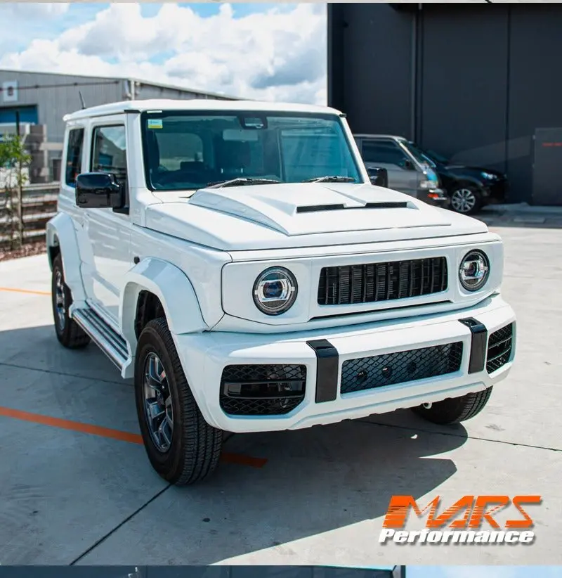 Amg G63 Style Front Bumper Bar Bodykit With Grill For Suzuki Jimny Gj 2019-2025 1
