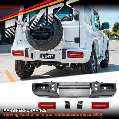 Amg G63 Style Rear Bumper Bar With Tail Lights For Suzuki Jimny Gj Bodykits 2019-2025 1