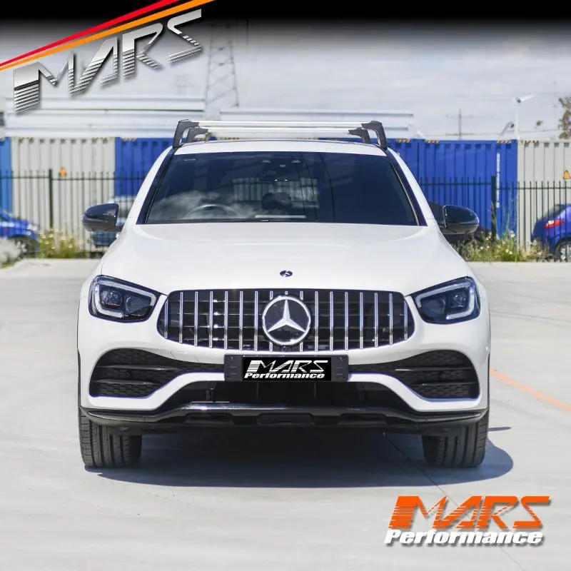 Amg Glc63 Panamericana Style Front Bumper Bar Grille Grill Bodykit For Mercedes-Benz Glc-Class X253 C253 & Glc43 2019-2023 2