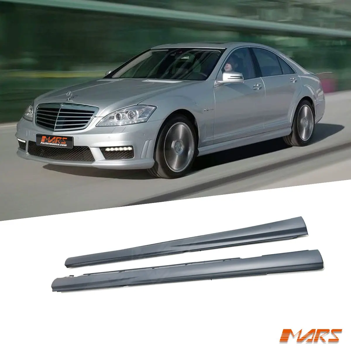 Amg S63 Style Long Wheel Base Side Skirts For Mercedes-Benz S-Class W221 2006-2013 1