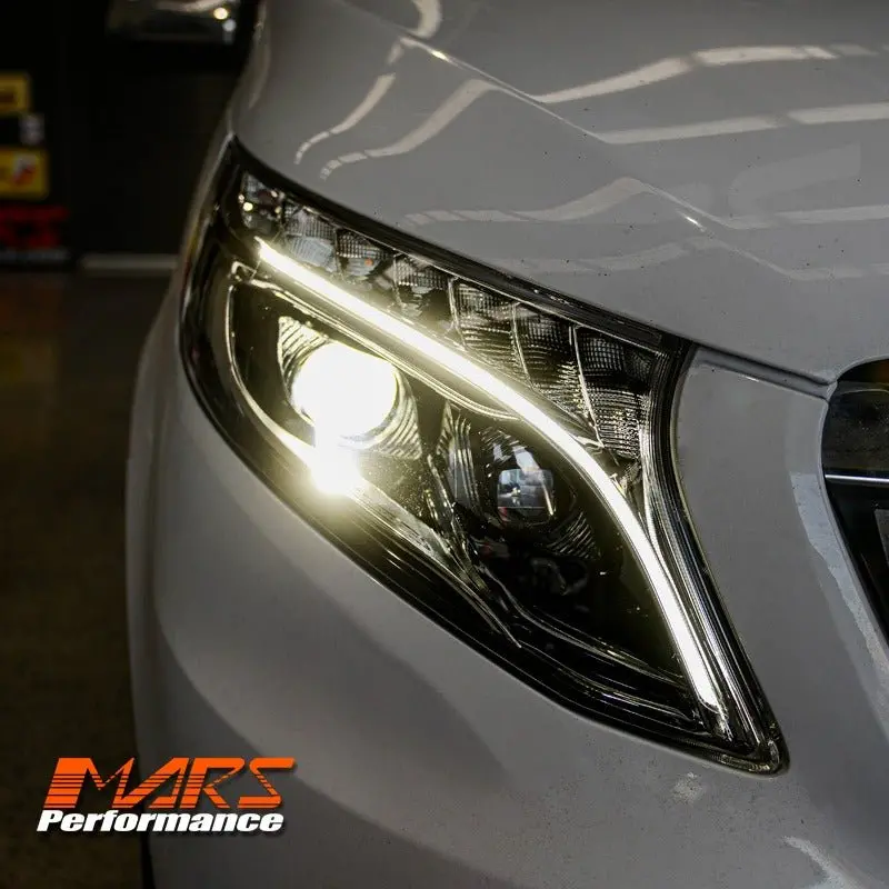 Amg Style Full Led Drl Head Lights With Sequential Indicator For Mercedes-Benz W447 Van V-Class & Vito Valente 2015-2024 1
