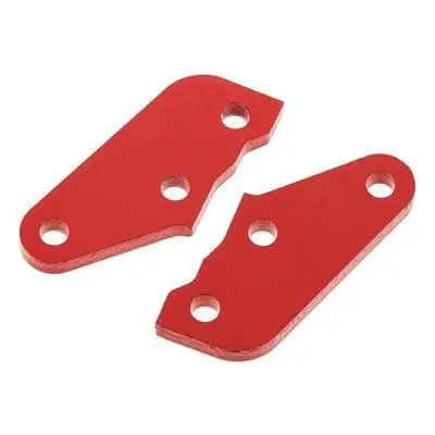 Arrma 340072 Steering Plate A Aluminum Red (2) 1