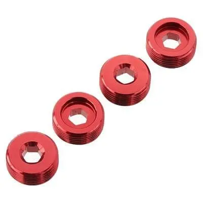 Arrma 330196 Nut Front Hub Aluminum Red (4) 1