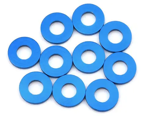 Team Associated 31387 7.8X3.5X0.5Mm Aluminum Hub Spacer Washer (Blue) (10) 1