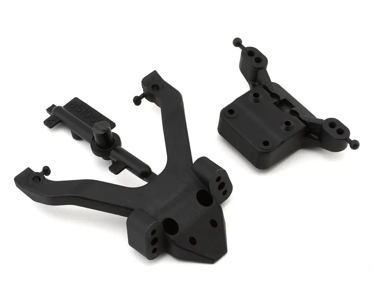 Team Associated 71182 Rc10b6.4 Angled Top Plate & Ball Stud Mount (Rc10sc6.4/Rc10t6.4) 1