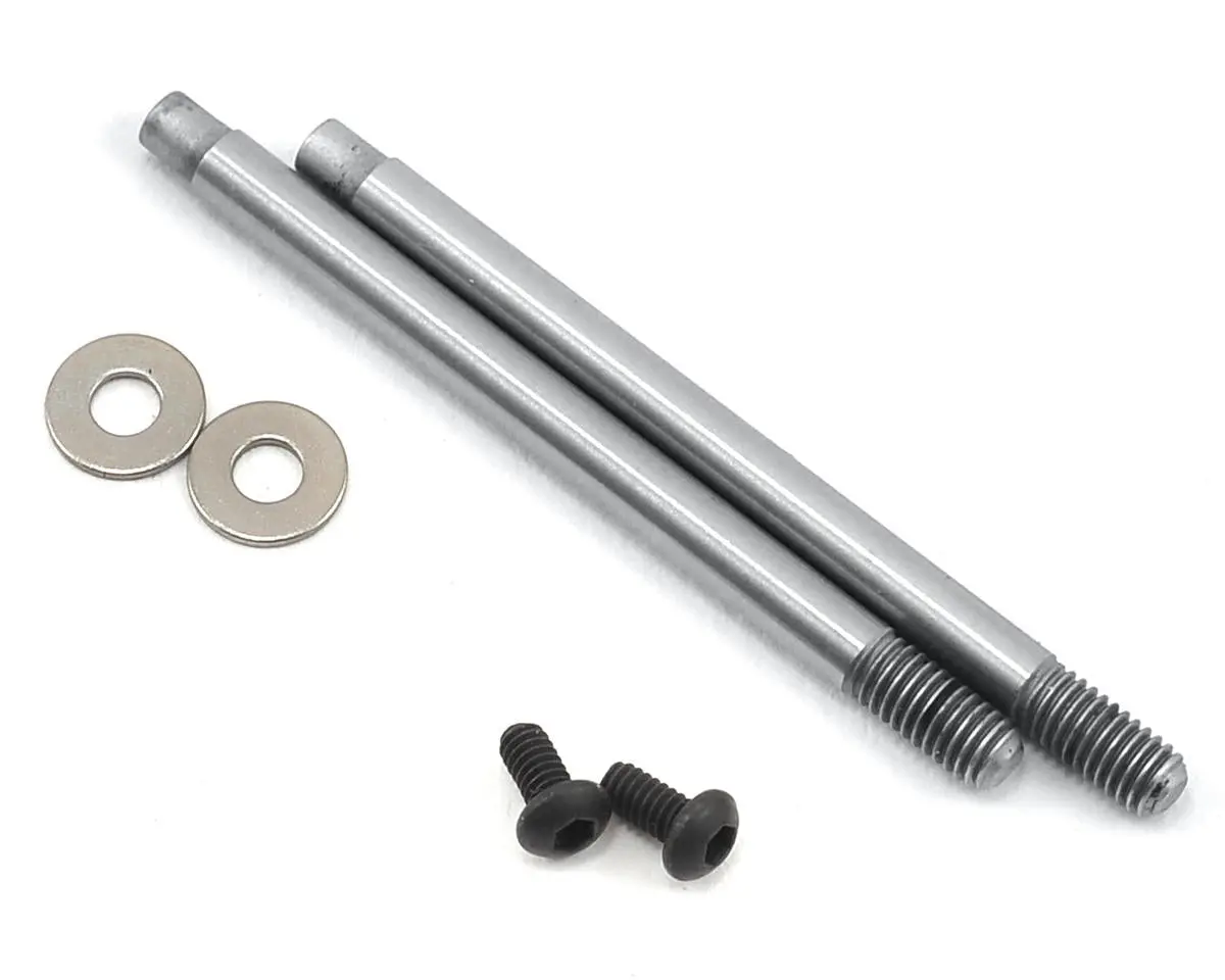 Team Associated 91616 3X21mm V2 Chrome Screw Mount Buggy Front Shock Shaft (2) 1