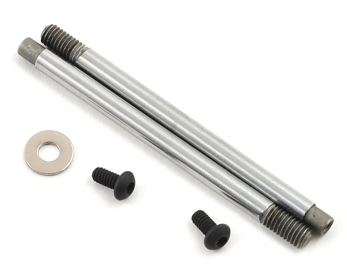 Team Associated 91618 3 X 23Mm V2 Chrome Screw Mount Front Shock Shaft (2) 1