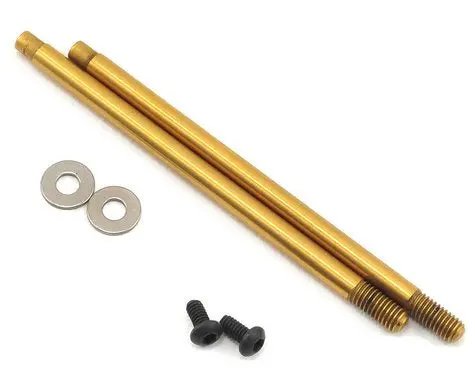 Team Associated 91623 3X35mm V2 Ti-Nitride Screw Mount Truck Rear Shock Shaft (2) 1