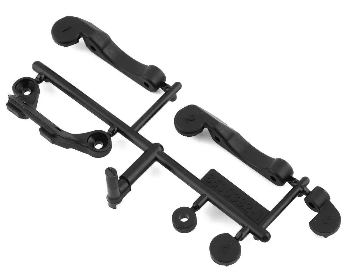 Team Associated 91978 Rc10b6.4 Front Wing/Fan Mount & Battery Brace Shim Set 1