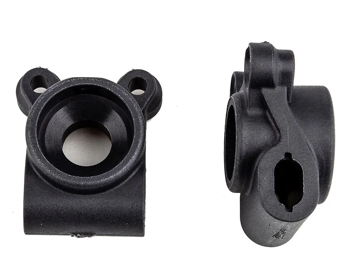 Team Associated 92302 Rc10b74.1 Factory Team Rear Hubs (Carbon) 1