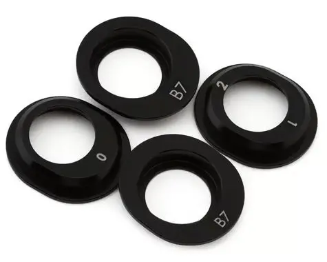 Team Associated 92455 Rc10b7 Factory Team Aluminum Differential Height Inserts (4) 1