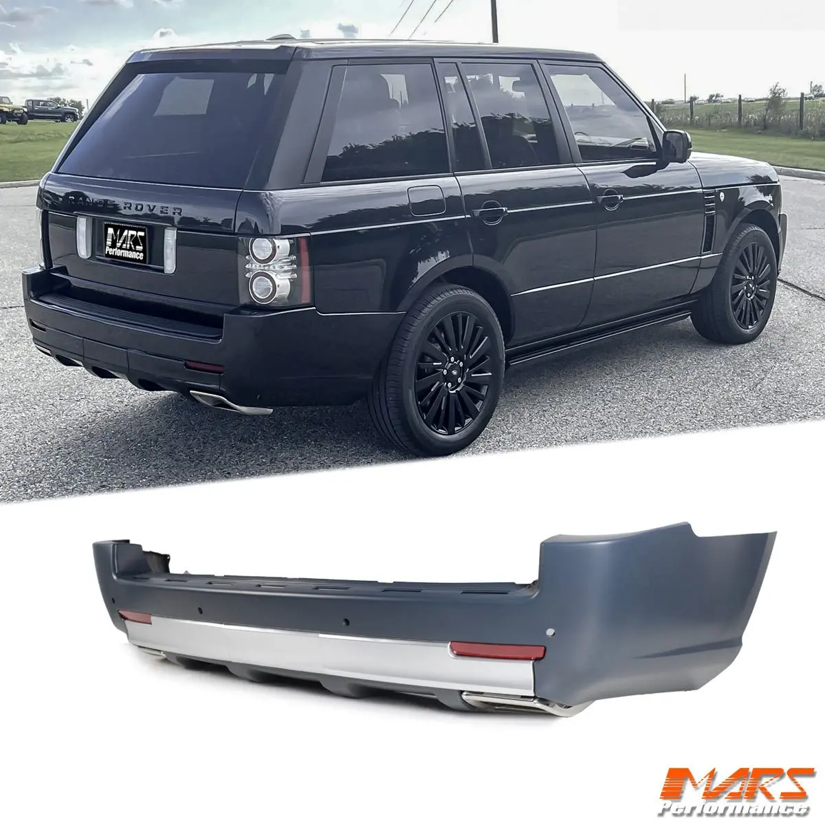Autobiography Style Rear Bumper Bar Bodykit For Land Rover L322 Range Rover Vogue 2005-2013 1