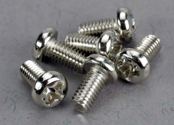 Traxxas 2558 - Screws, 3X6mm Roundhead Machine (6) 1