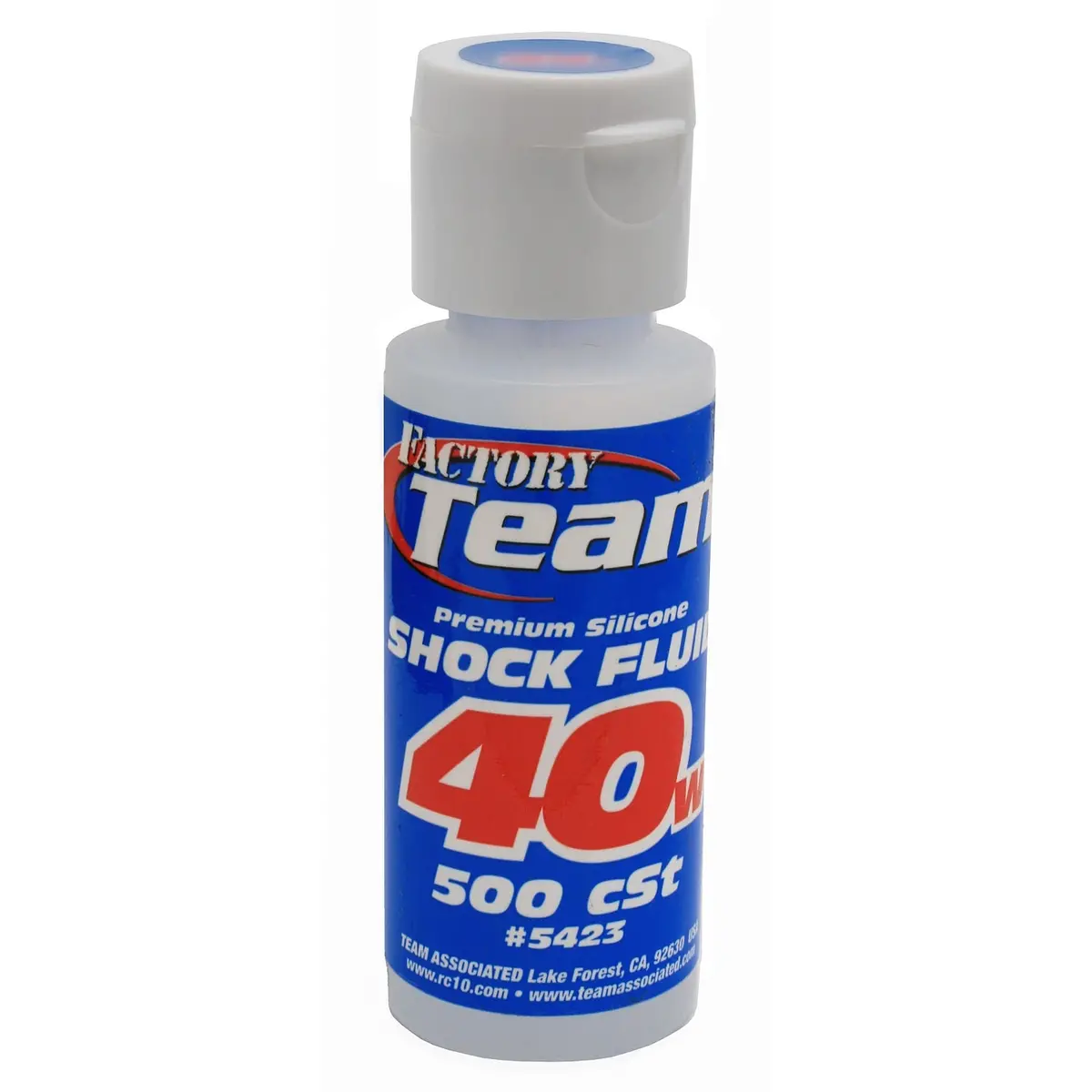 Team Associated 5423 Siliconeshockfluid,40 Weight 2Oz 500 Ct 1