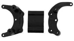 Rpm 80902 Bumper Mount (Black) (Rustler, Stampede, Bandit, Slash) 1