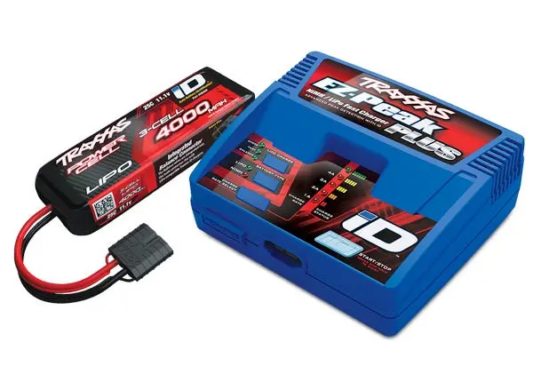 Traxxas 2994 - Battery/Charger Completer Pack (Includes #2970 Id® Charger (1), #2849X 4000Mah 11.1V 3-Cell 25C Lipo Battery (1)) 1