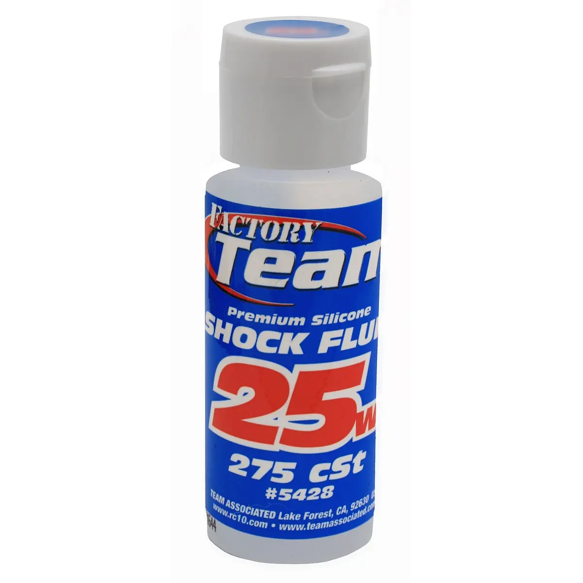 Team Associated 5428 Silicone Shock Fluid, 25 Weight 2Oz 275 Cts 1