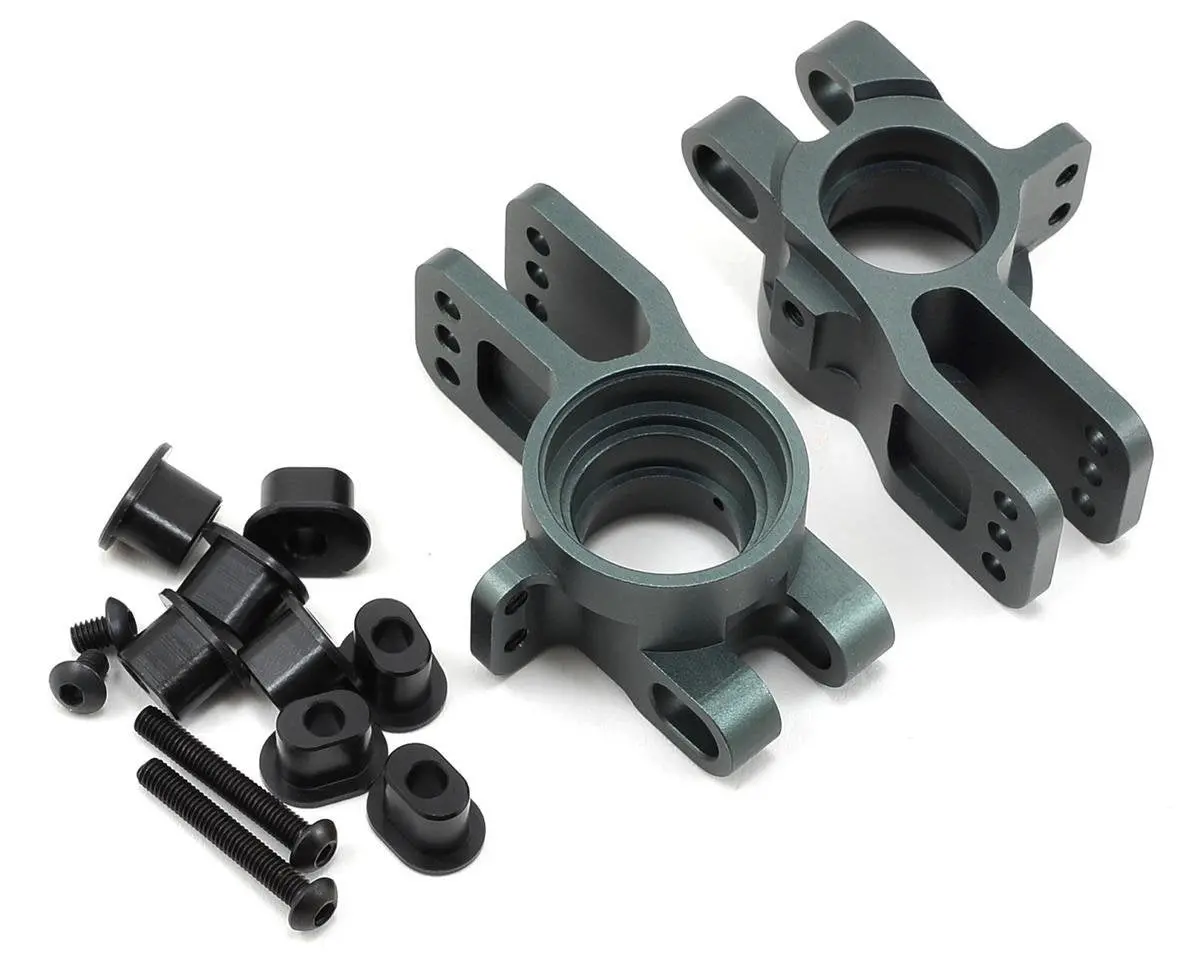 Mugen Seiki E2134 Aluminum Rear Hub Carrier Set (For Universals) 1