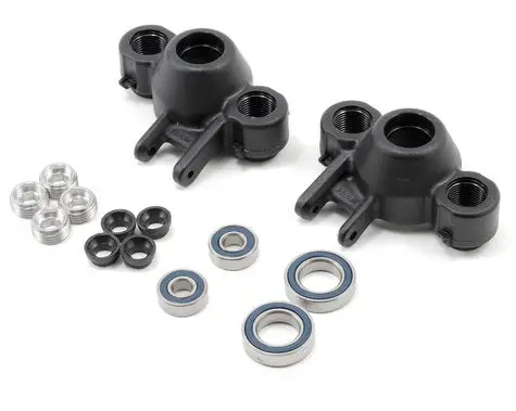 Rpm 80582 Axle Carriers & Oversized Bearings (Black) (Revo/Slayer) (2) 1