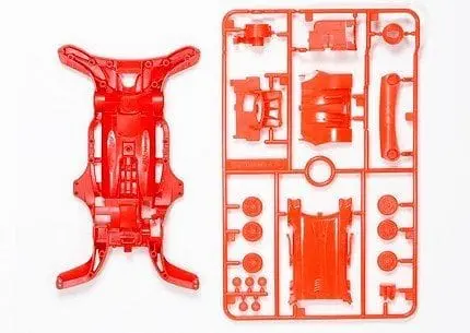 Tamiya 95250 Jr Ar Chassis (Red) 1