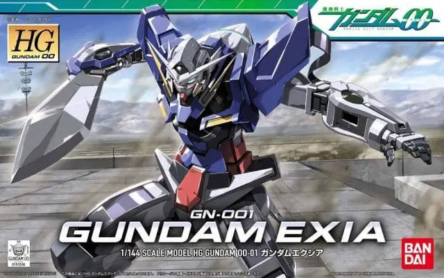 Bandai 5057927  #1 Gundam Exia "Gundam 00"  Hg Gundam 1