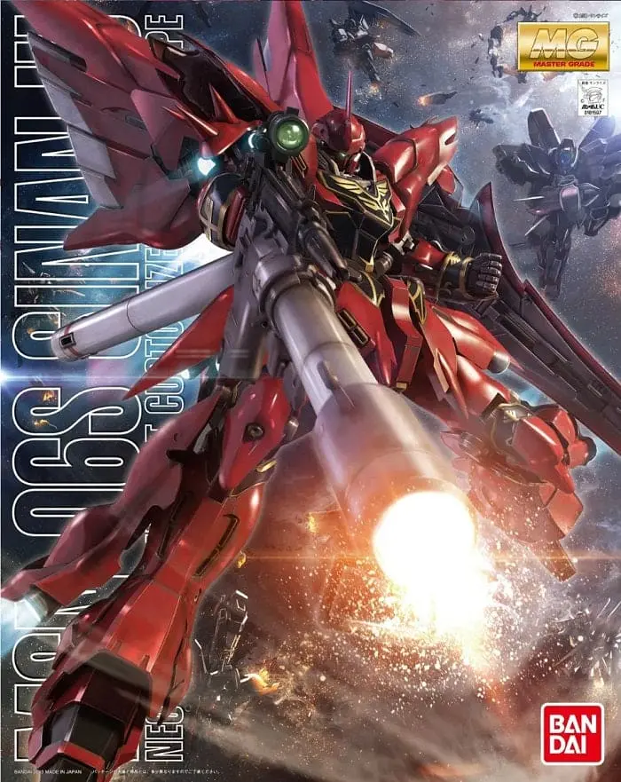 Bandai 5061609 Msn-06S Sinanju Sinanju (Animation Color) Mg Gundam 1