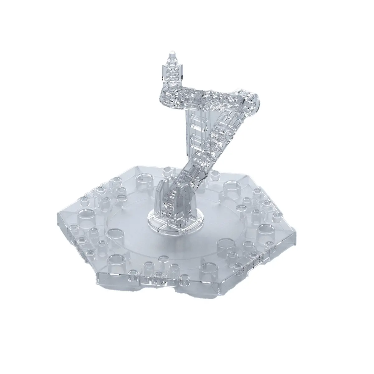 Bandai 2413802 Clear Action Base 5 Display Stand For 1/144 Scale Models 1