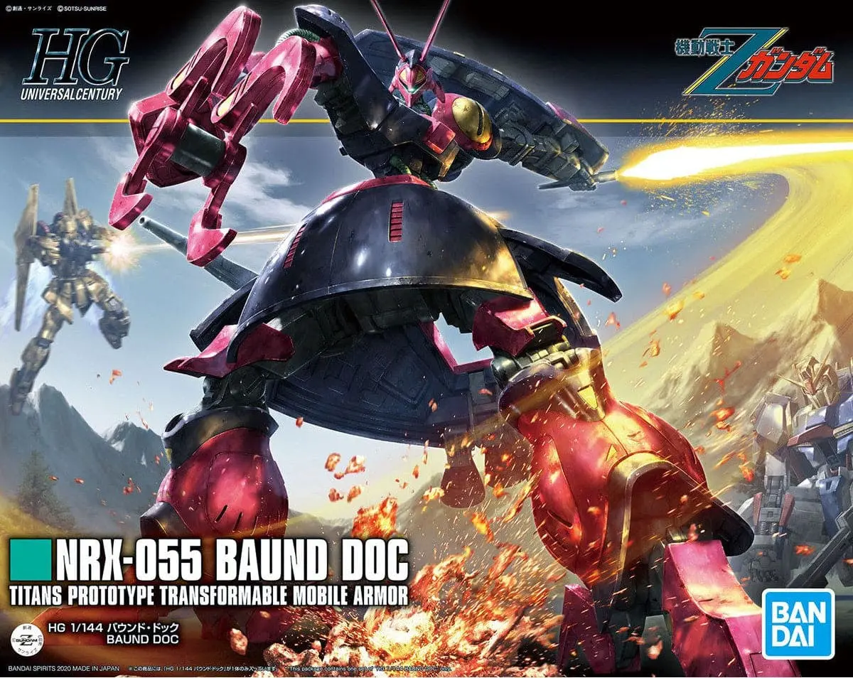 Bandai 5058822 #235 Nrx-055 Baund-Doc Hg Gundam 1