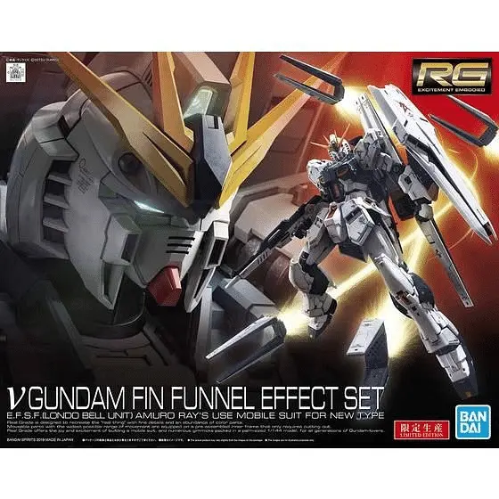 Bandai 059000 Rg V Gundam Fin Funnel Effect Set 1