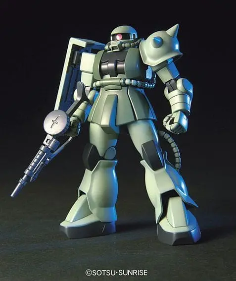 Bandai 5057392 Ms-06 1/144 Hguc Zaku Ii Plastic Model Kit 1