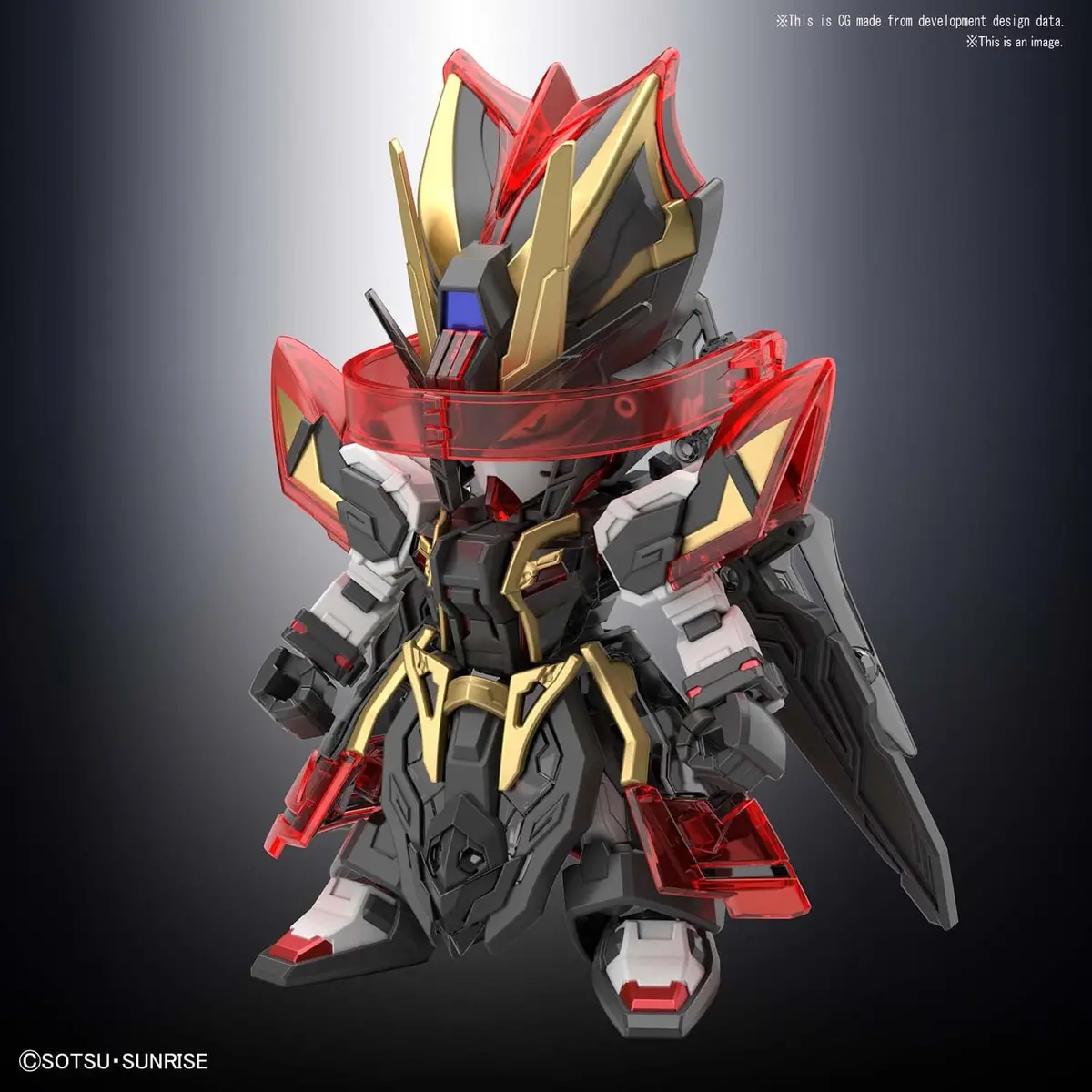 Bandai 5058299 Xun Yu Strike Noir Spirits Sd Model Kit 1