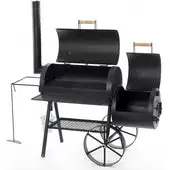 Rumo Joe's Barbecue Smoker 16'' Wild West Js33910 1