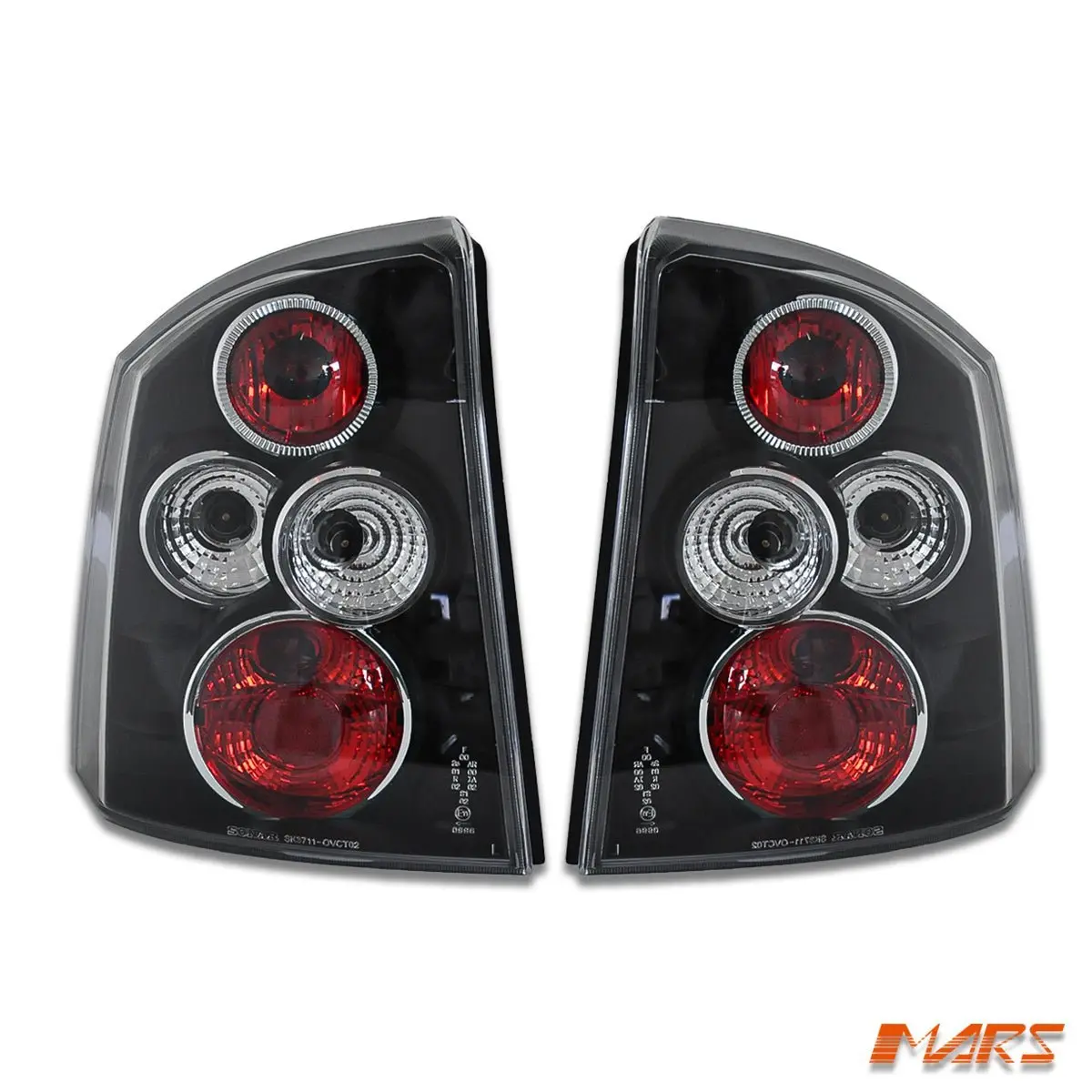 Black Altezza Tail Lights For Holden Vectra Zc 2002-2005 1