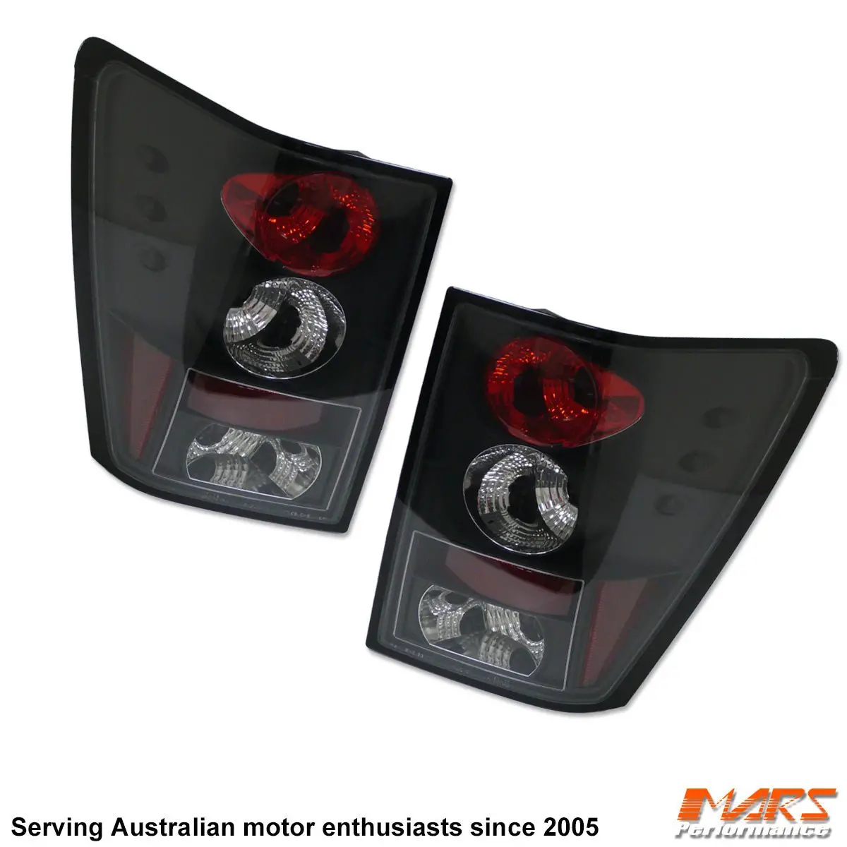 Black Altezza Tail Lights For Jeep Grand Cherokee 2005-2010 1