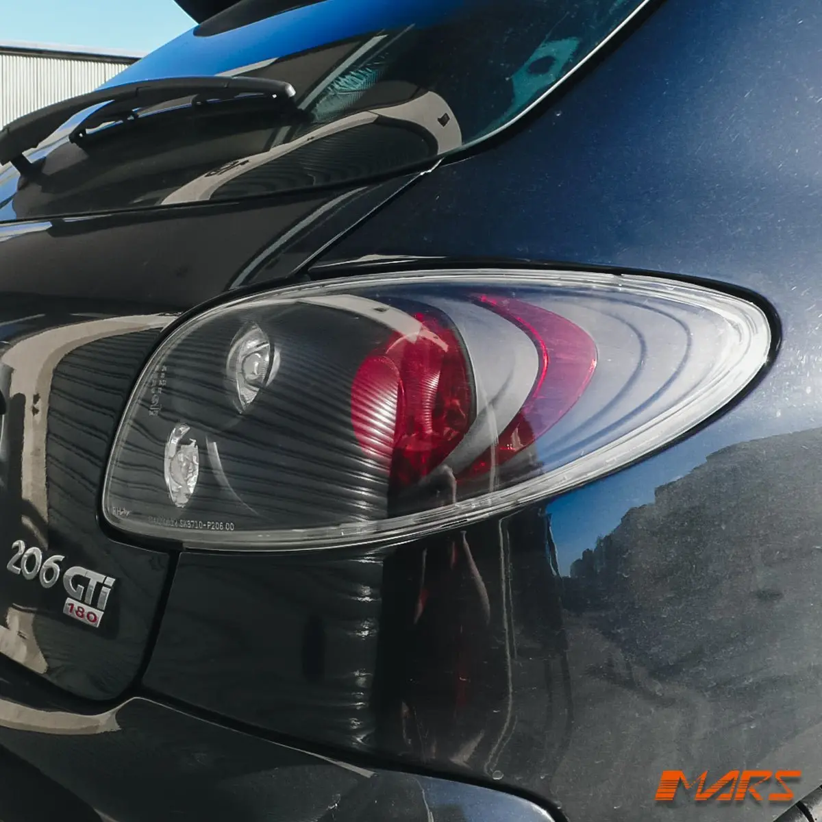 Black Altezza Tail Lights For Peugeot 206 1998-2006 Hatch 1