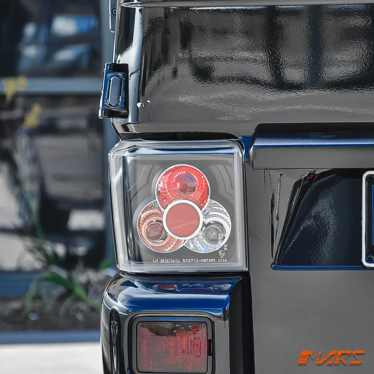 Black Altezza Tail Lights For Volkswagen Vw Transporter T4 Van 1994-2003 1