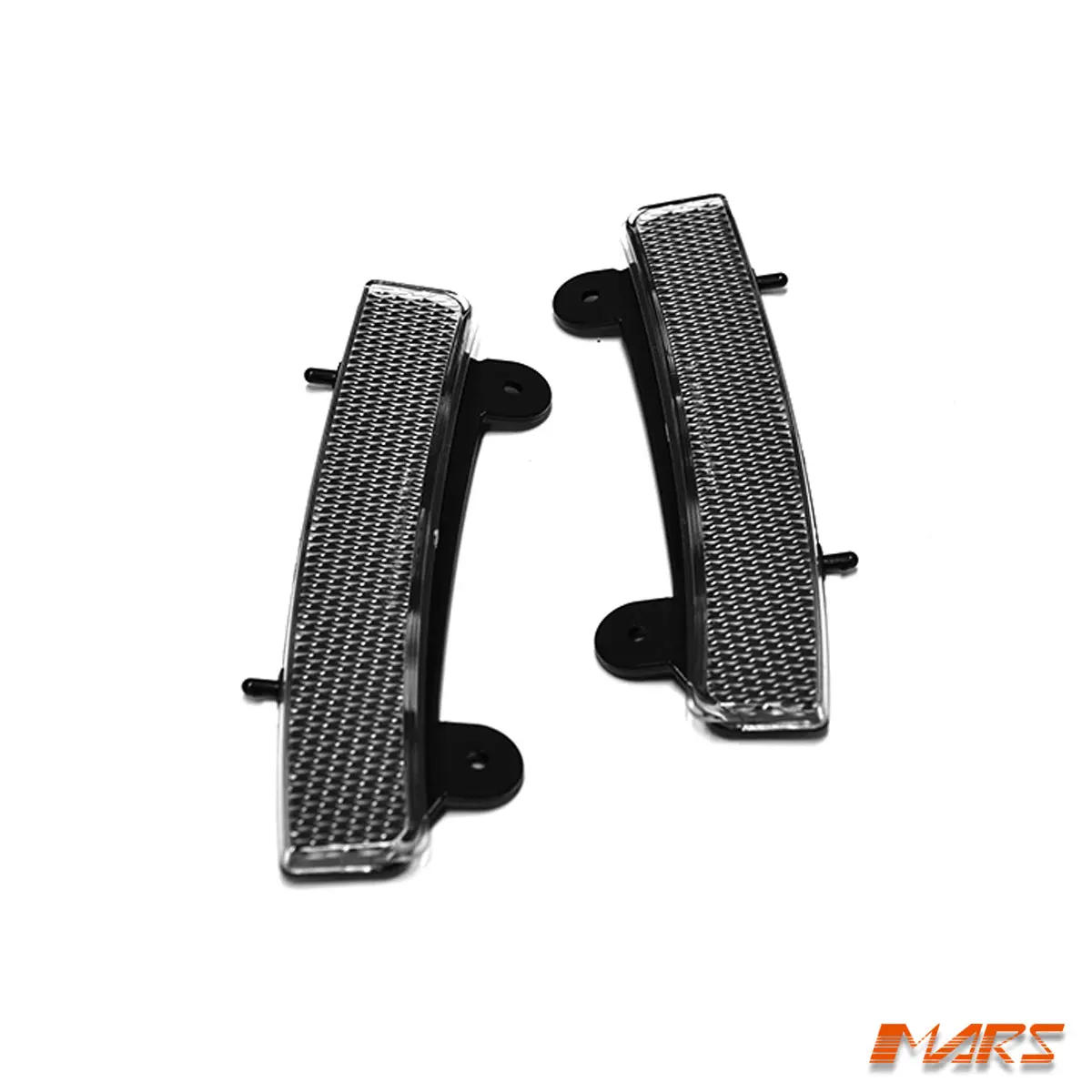 Black Bumper Bar Side Reflector Markers For Nissan Z33 Fairlady Z 2003-2005 Series 1 1