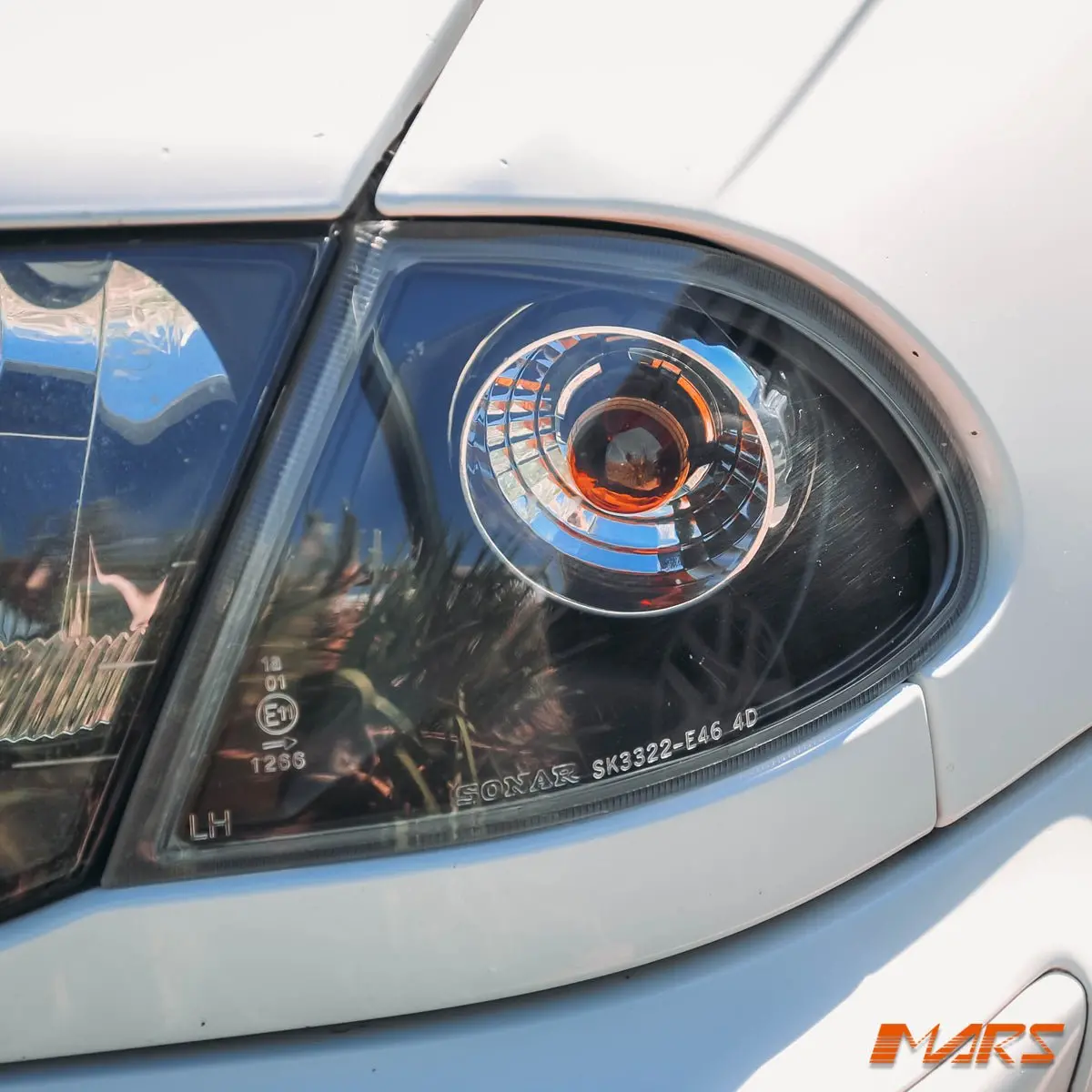 Black Front Corner Turn Signal Indicator Lights For Bmw 3-Series E46 1998-2001 Pre Lci Sedan & Wagon 1