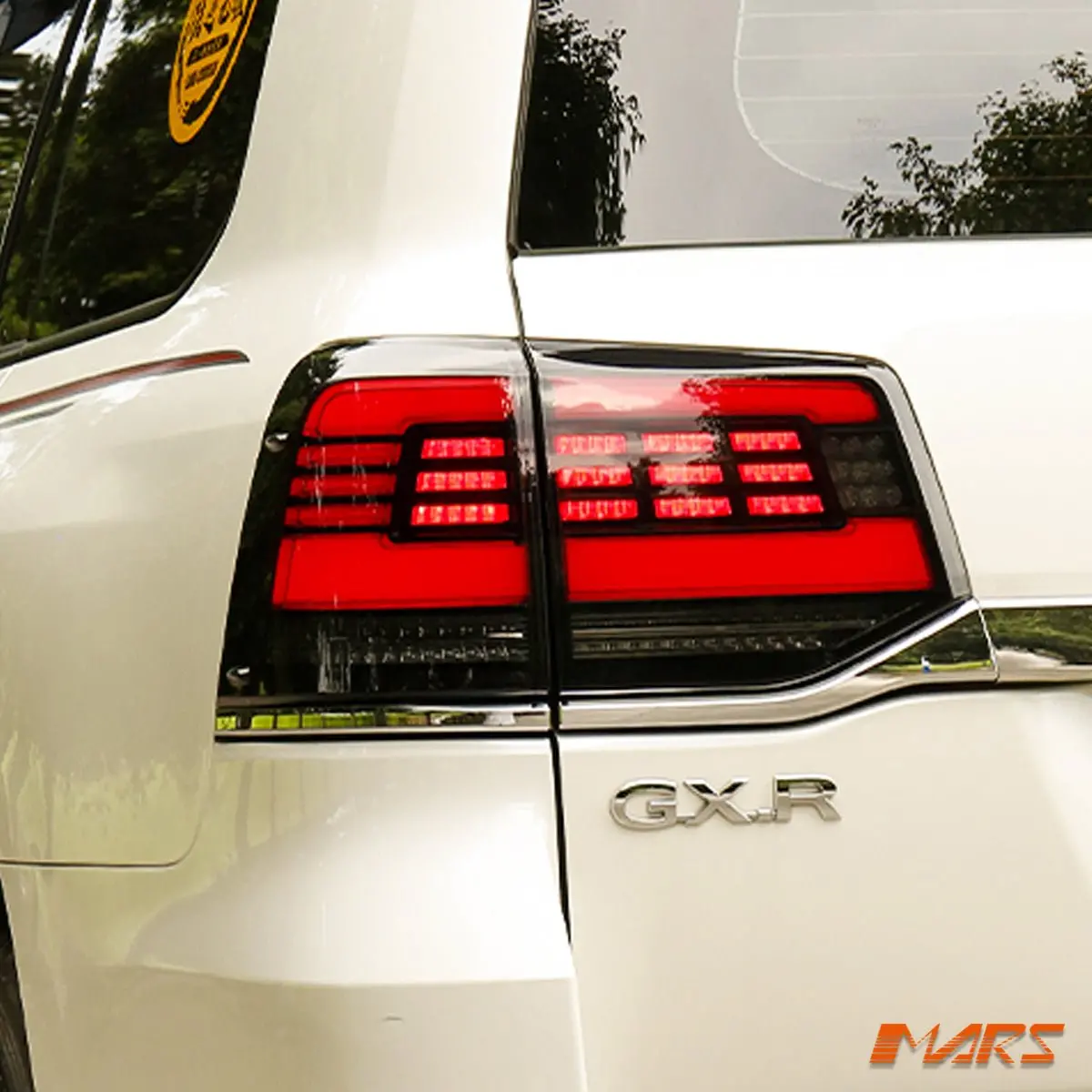 Black Full Led Tail Lights With Sequential Indicators For Toyota Landcruiser Fj200 Lc200 200 Series 2015-2020 1