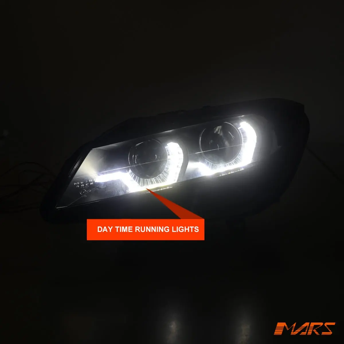 Black Led Drl Projector Head Lights With Sequential Indicators For Bmw Z4 E89 Pre-Lci 2009-2013 2