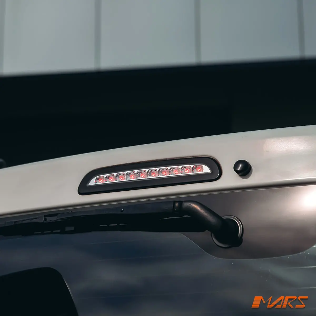 Black Led High Mount Brake Third Tail Lights For Toyota Hiace Van 2005-2014 1