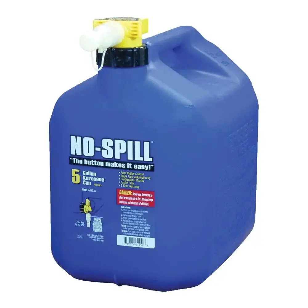 Blue 5 Gallon No-Spill Kerosene Can 1