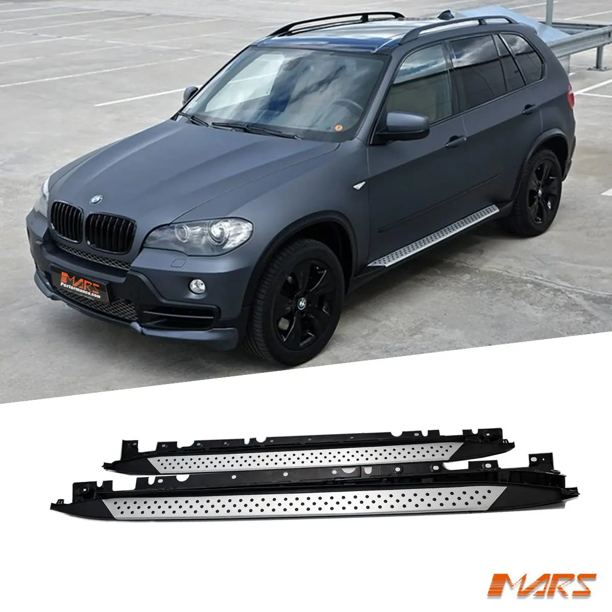 Bmw Oem Style Foot Rest Running Boards Side Step Bar For E70 2007-2013 X5 1