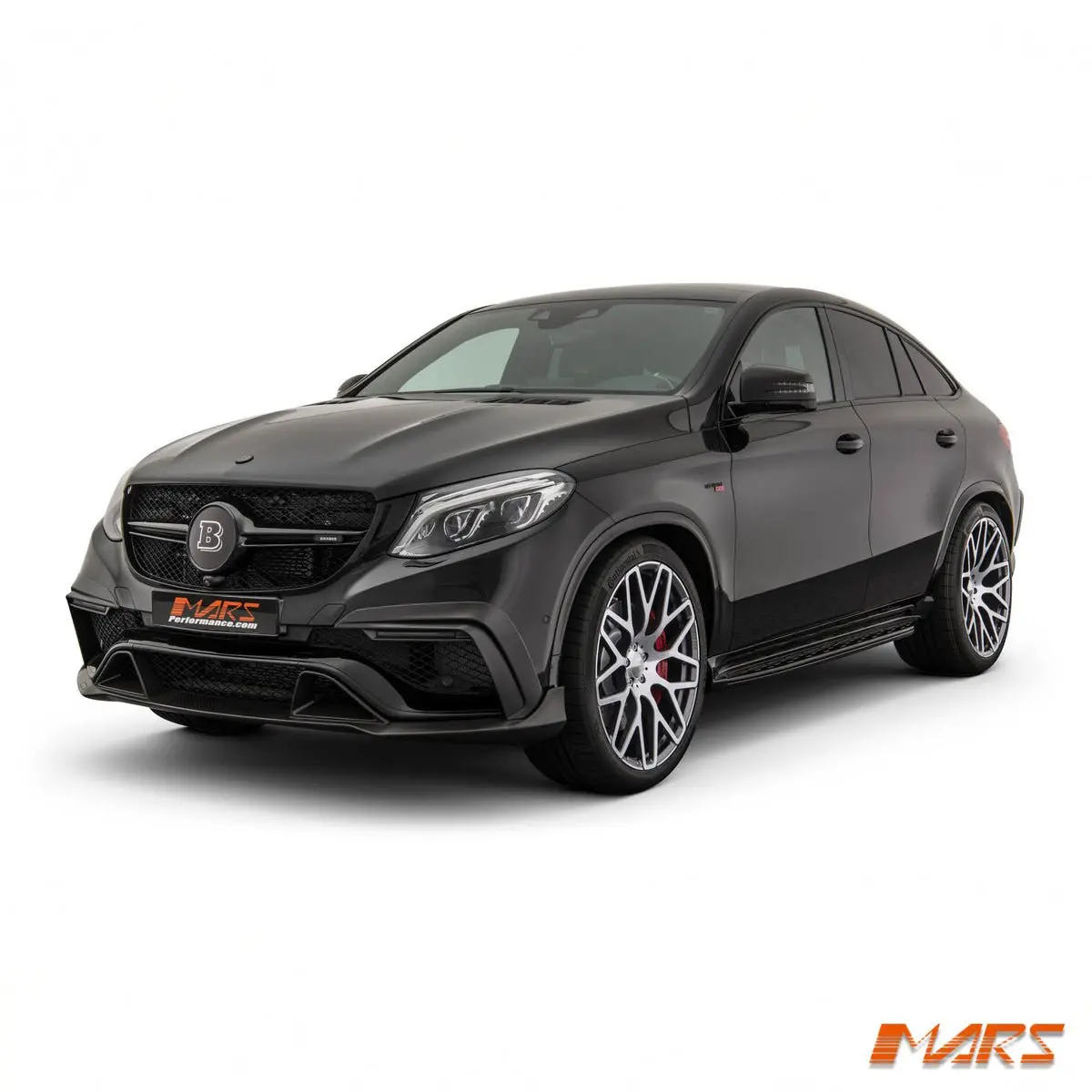 Brabus Style Carbon Fibre Front Bumper Bar Lip Spoiler Bodykit For Mercedes-Benz Gle Class W166 & C292 Gle63 Amg 2015-2019 2