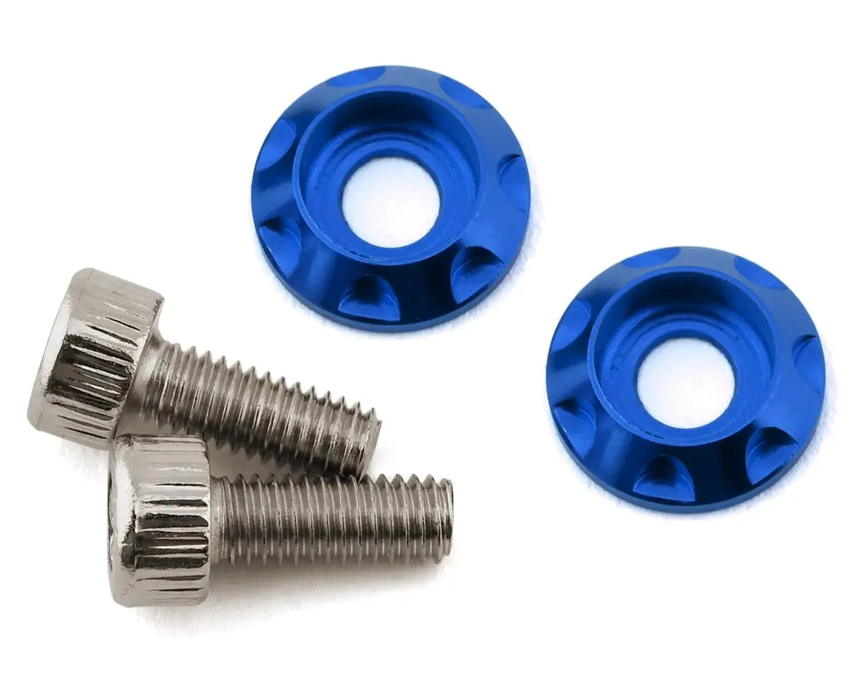 Team Brood M3 Motor Washer Heatsink W/Screws (Blue) (2) (8Mm) 1